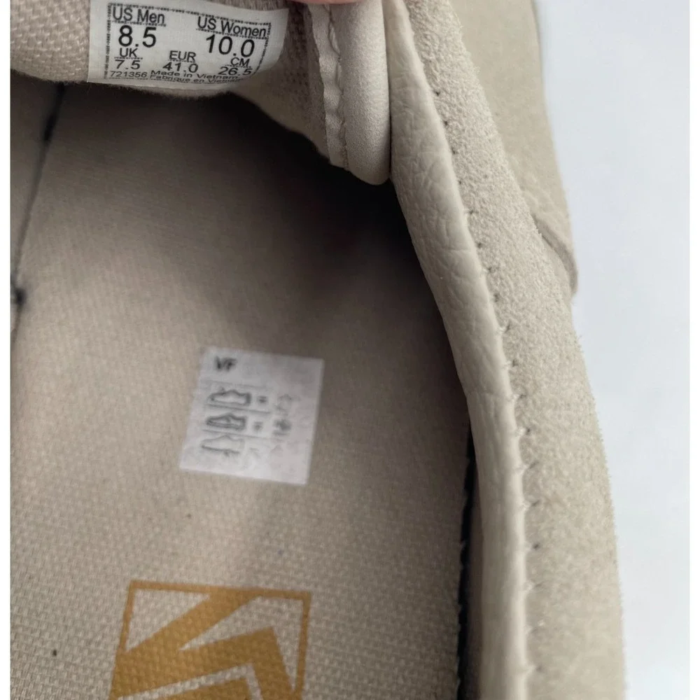 VANS Old Skool Off The Wall Unisex Platform‎ Sneakers Sz W10 /M 8.5 Beige| Tan